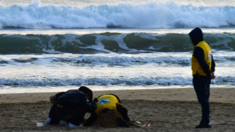 韩媒：韩国浦项市海滨浴场一周内两次发现疑似人骨碎片