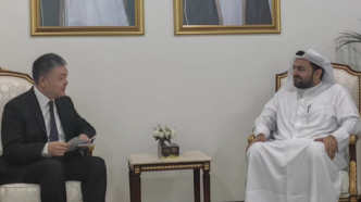 外交部大使王克俭访问卡塔尔