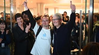 全球第二大苹果零售店在沪揭幕，开门1小时宣布当天营业结束