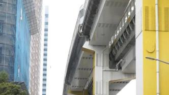 台湾花莲7.3级地震致捷运轨道错位，市民在高处“急行”逃难