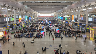 铁路上海站迎返程客流高峰，今日预计到达旅客超59万人次