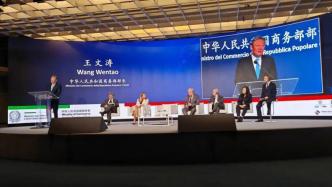 商务部部长王文涛：中意工商界应共同反对保护主义