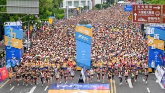 城事｜“8岁”上海半马今晨开跑，15000名跑者参与