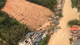广东韶关发生山体滑坡6个村受影响，直升机送出6名伤员