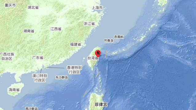 台湾花莲6分钟内连续发生两次6级以上地震