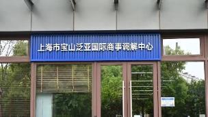 上海市宝山泛亚国际商事调解中心揭牌运行