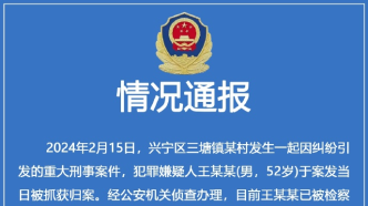 南宁春节期间发生刑案致4死1伤，嫌疑人已被批捕