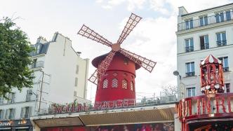巴黎地标红磨坊风车叶片掉落，暂无人员伤亡报告