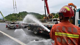 广东梅大高速大埔路段发生塌陷，应急管理部派出工作组赴现场处置