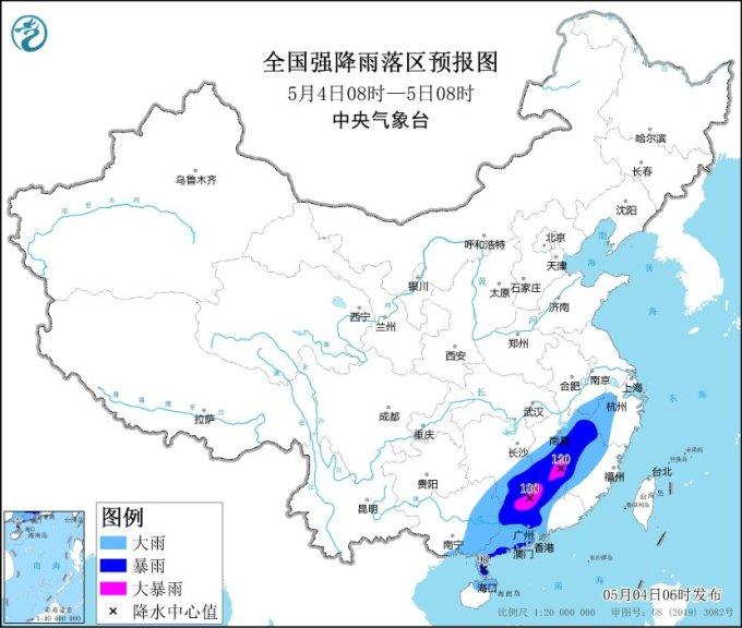 广东广西江西湖南等地有大到暴雨，需防范对返程的不利影响