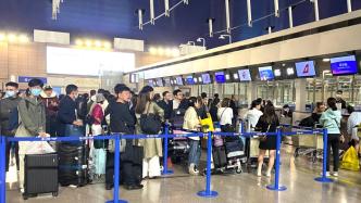 “五一”假期上海机场日均客流超34万人次，同比增37%