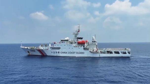 视频｜中国海警位黄岩岛海域开展常态化训练