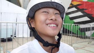 成绩和快乐都写在了脸上，她是奥运资格赛最年轻的中国选手