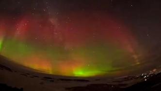 南极中山站观测到极光