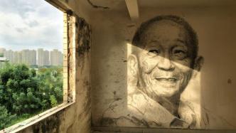 袁隆平院士去世3周年，广东一男子作壁画缅怀