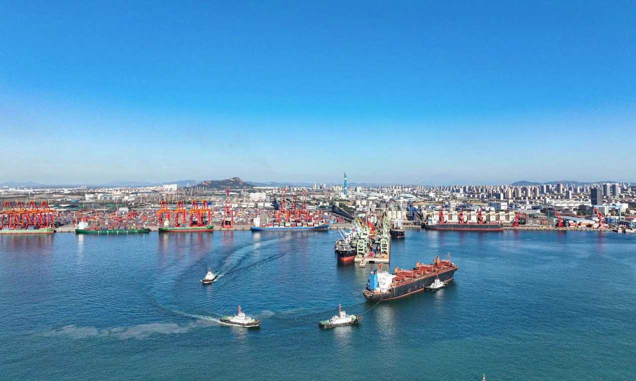 当东方潮涌,山东港口日照港蓬勃前行