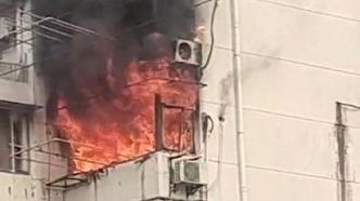 上海杨浦一居民楼突发火灾：火情已扑灭，无人员伤亡