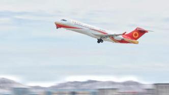 国产ARJ21飞机首飞中亚，开辟“空中丝路”新航道
