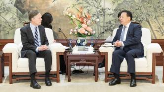 上海市市长龚正会见美国驻华大使伯恩斯，希望为促进中美地方友好交流增添活力