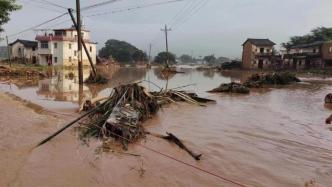 受洪涝影响，广东梅州三县一区超13万户停电