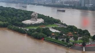 湘江2024年第2号洪水形成：洪峰已过境长沙，橘子洲临时闭园