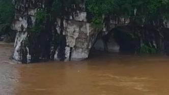 桂林象鼻山“鼻子”差点被洪水淹没，景区：将检查是否受损