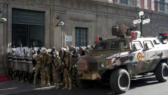 玻利维亚发生未遂政变后现场仍有军警驻守，社会秩序基本恢复