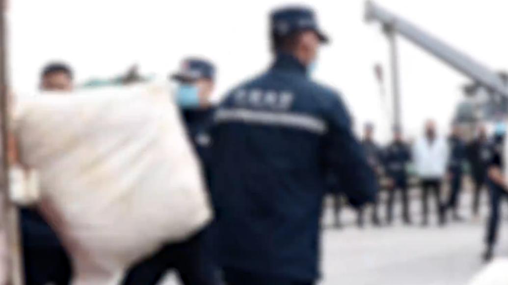 中国海警联合缉毒警缴获毒品1.1吨