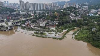 重庆的雨下到全国第一，嘉陵江2024年第1号洪水形成
