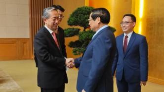越南总理范明政接受熊波大使辞行拜会