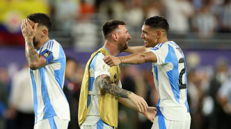 阿根廷1-0战胜哥伦比亚，卫冕美洲杯冠军