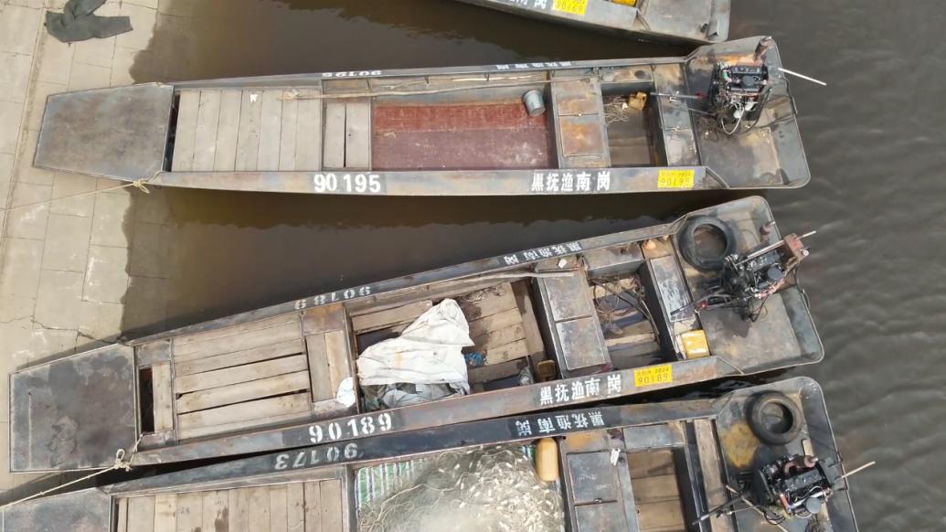 航拍丨中俄两大界江禁渔期结束，渔民撒网开捕