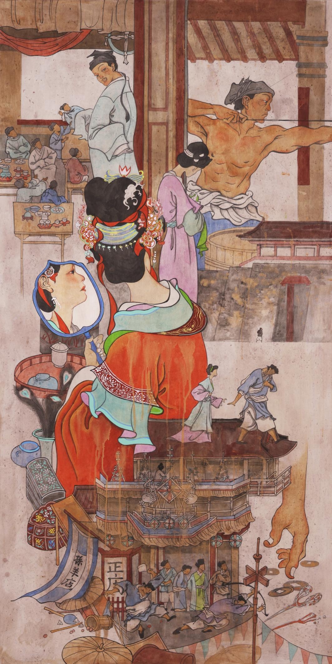 “路人甲”也是自己的主角——90后画家用短视频陪无数人品读《清明上河图》的人生百味