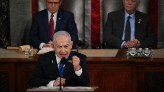 以色列总理在美国国会发表讲话，称将继续军事行动