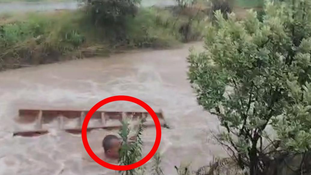 湖南株洲遇强降雨，村支书开闸排水险被洪水冲走