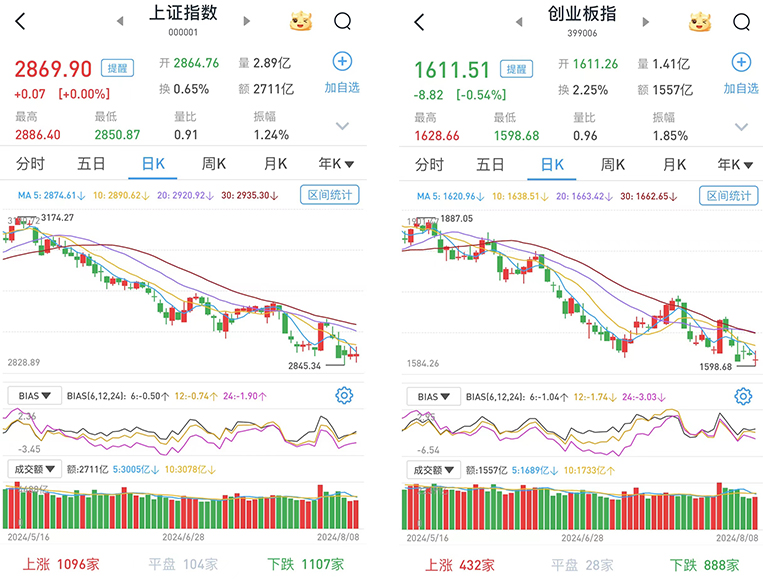 A股探底回升，三大股指涨跌互现，维生素板块全天强势