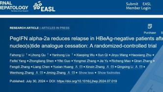 乙肝患者停药后如何降低复发率？复旦大学张继明/张文宏等团队发文