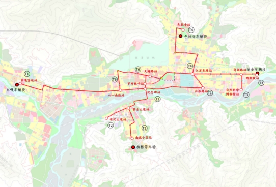 拉萨公示城市低运量轨交建设规划：总规模51.5km，设站58座