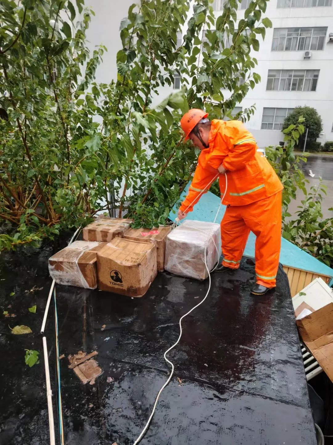 一周两台风，上海徐汇的他们坚定守护万家平安  第5张