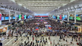 今天上海站、虹橋站候車室24小時開放，西北、江西等方向車票緊張