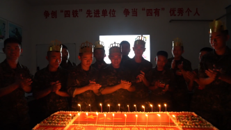 國慶節，7名新兵與祖國一起慶生