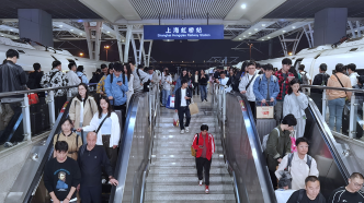 铁路上海站今日迎来返程高峰，预计到达旅客63.6万人次