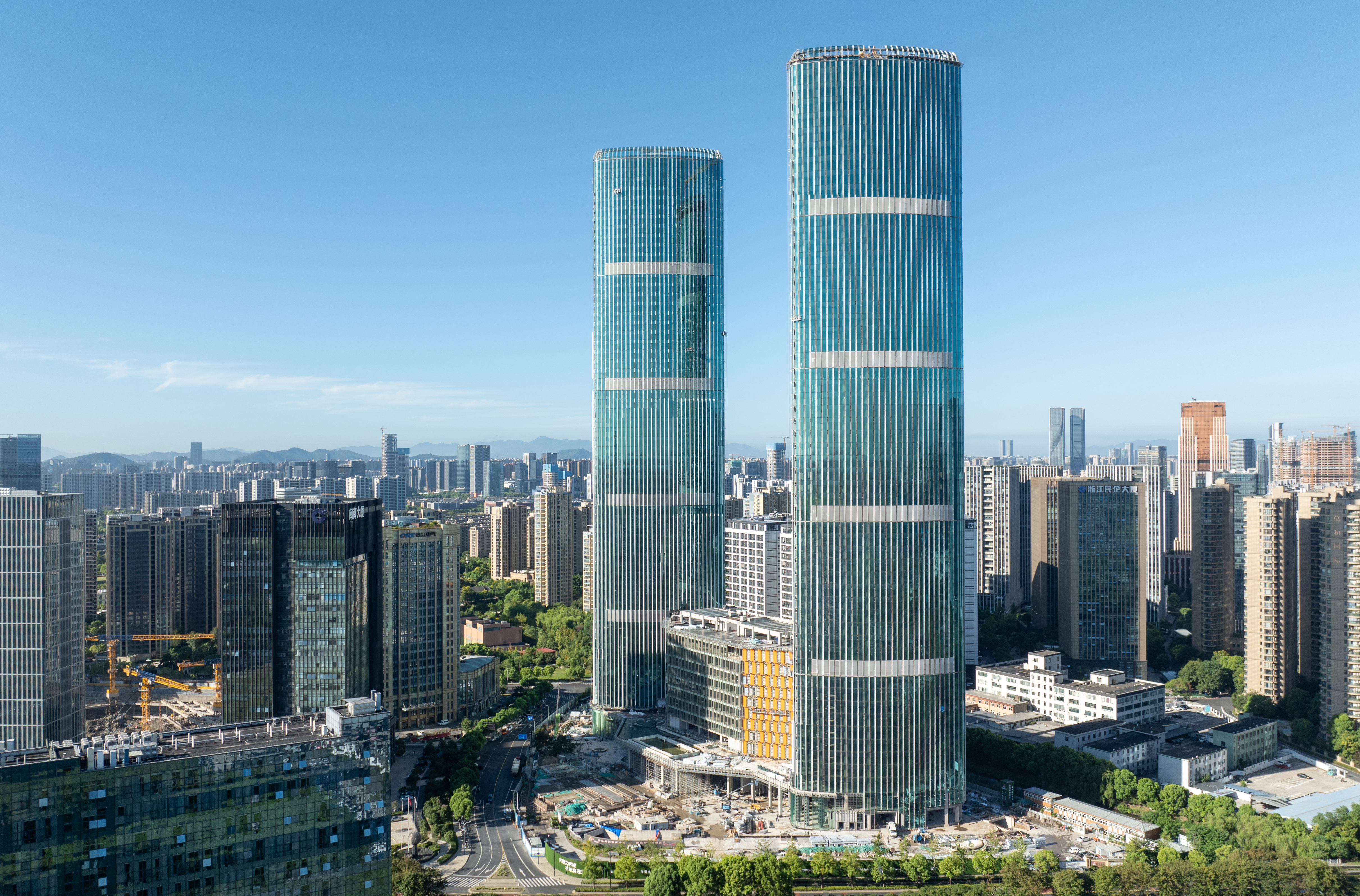 并肩杭州之门,又一地标作品即将惊艳奥体天际线_资讯_澎湃新闻-The Paper