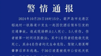 明辨丨遼寧葫蘆島一鐵道口發生交通事故2死4傷，“轎車火車相撞”不實