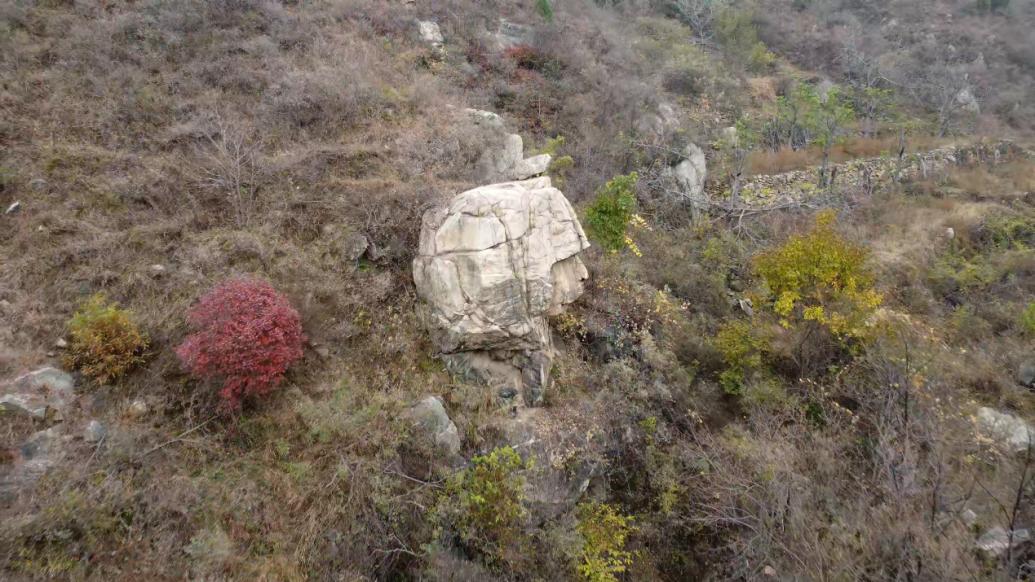 济南有块“狮身人面像”奇石，村干部：5年约30万人打卡