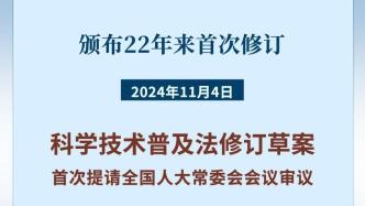 我国拟修法全面促进科学技术普及