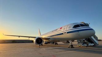 第二架C919飛機(jī)交付國航，今日已飛抵北京