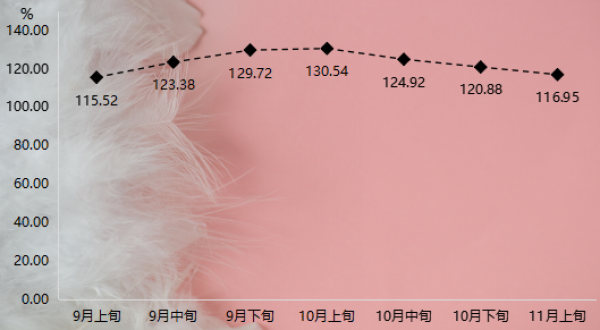 涨价与猪肉有关的羽绒服，批发价格指数已连续三旬下跌