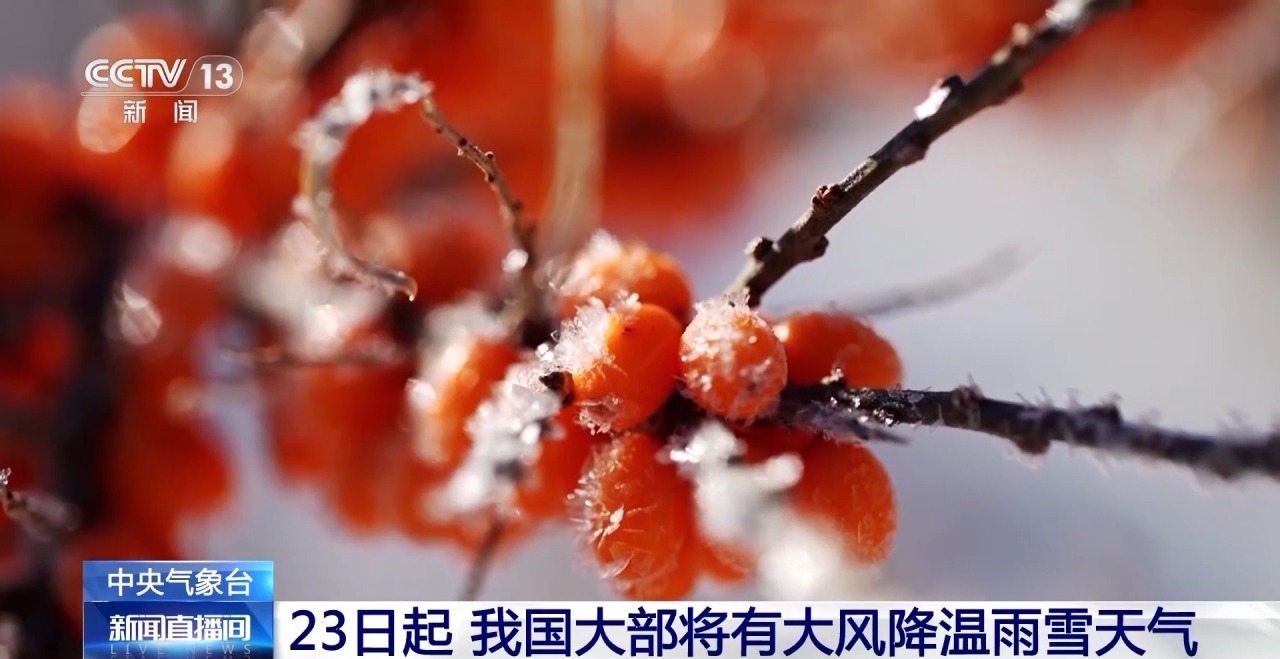 降温12℃以上，我国大部将有大风降温雨雪天气