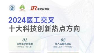 2024医工交叉十大创新热点方向发布，生物医学大模型排第一